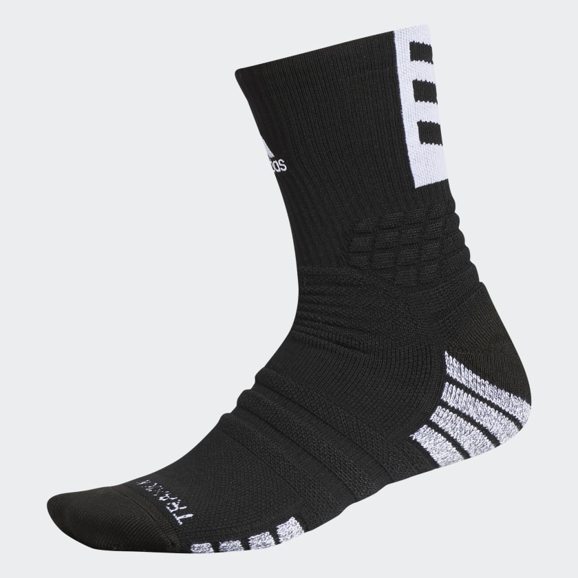 Striped Adidas Basketball Socks | TheShoePro